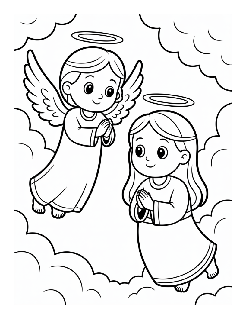 The christmas story coloring