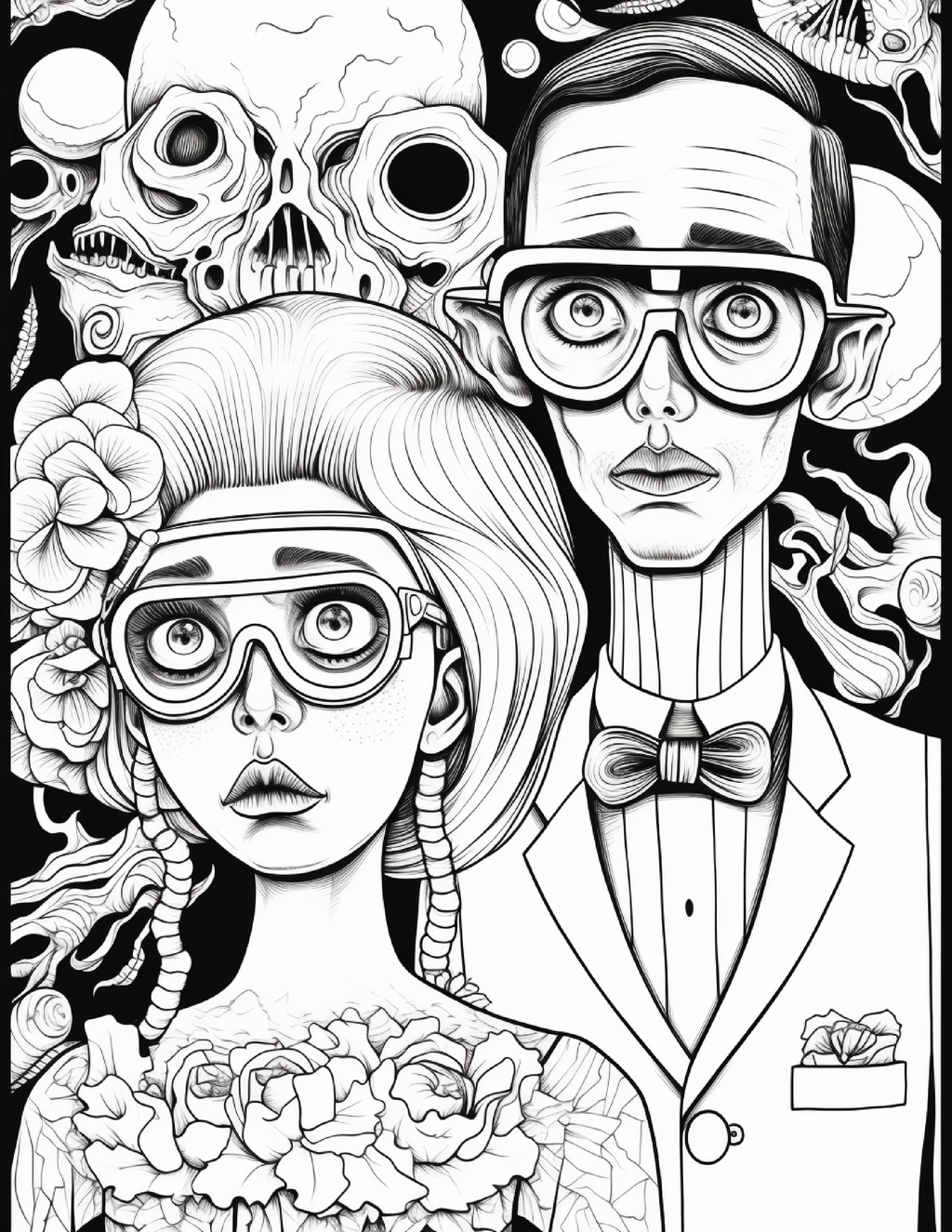 Adult coloring , Tattoos , Couple ...